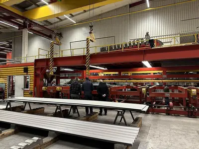 USED STAM SIEMPELKAMP SANDWICH PANEL LINE CNC