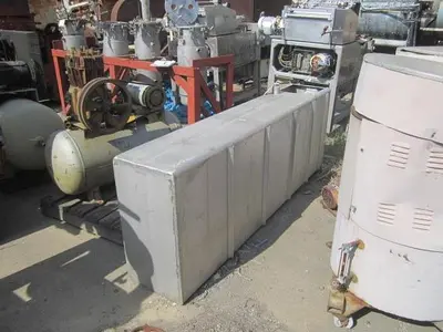 Tank, 230 Gallon, Alum, 17" X 8' X 33", FT/FB, Cover, #5991780