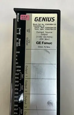 USED GE FANUC IC660BBA105