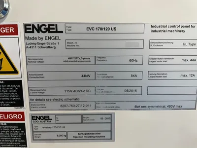 2015 ENGEL e-victory 170/120 US Horizontal Plastic Injection Molding Machines | JYC MACHINERY (4)