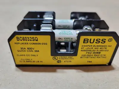 Used COOPER BUSSMANN BC6032SQ Fuse Accessories British Columbia CA | Lenmark #1489021