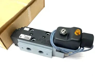 USED PARKER SCHRADER BELLOWS VALVAIR SPRINTTM SINGLE SOLENOID VALVE DPP