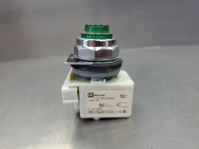 USED Square D 9001KM1 Green Light Series H Module, 110/120V, 50/60Hz