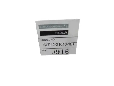 NEW SOLA SLT123101012T POWER SUPPLY