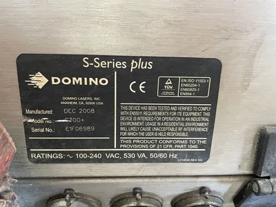 Domino L012802 DPX1500 Laser Marking Fume Extractor with S300+ Scriber