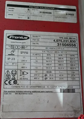 USED 2020 FANUC ArcMate 120iD + R-30iB PLUS + TPS 400i