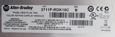 2711P-K10C4A8 PANELVIEW PLUS 1000 SER.A 2711PK10C4A8 NEW SURPLUS