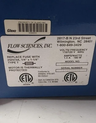 USED Flow Sciences Does Not Apply