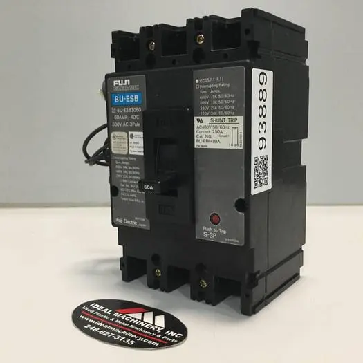Used FUJI ELECTRIC BU-ESB3060 Circuit Breakers Michigan US | Ideal Machinery #585824