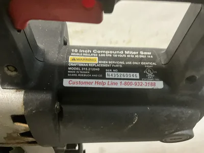315.21204 | Craftsman | Cutoff Saws