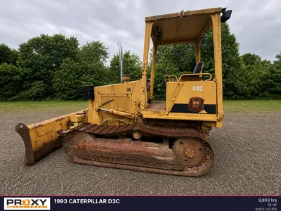 Used 1993 CATERPILLAR D3C Bulldozers Ohio US | Proxy Equipment #1388727
