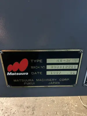 Used 1997 MATSUURA RAIIF Vertical Machining Centers Ohio US | HGR 24 #1089553