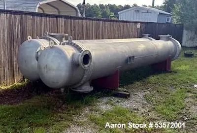 Industrial Unused Southern Heat Exchanger Shell & Tube Heat Exchanger – 1459 Sq Ft, 304L Stainless Steel