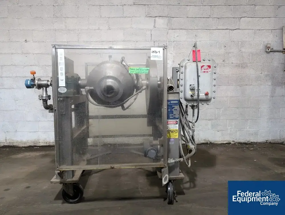 USED Gemco 1 cu ft Gemco Double Cone Dryer, 316L S/S