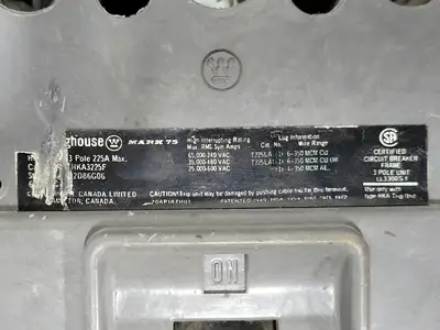 USED WESTINGHOUSE HKA3225F