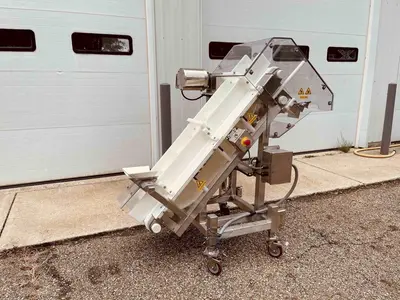 Safeline Mettler Toledo 48” Stainless Steel Incline Conveyor