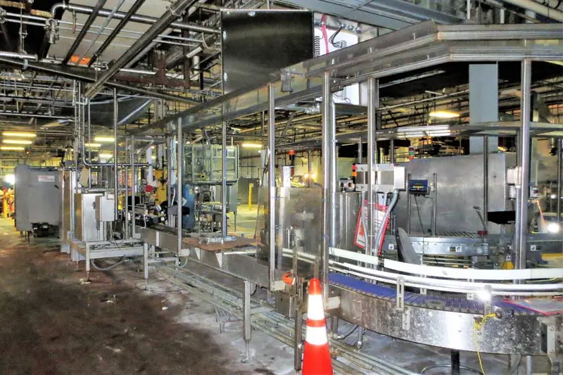 50 lb Cube Filling Line - stainless
