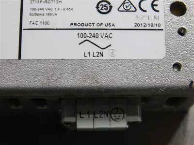 Allen Bradley 2711P-T10C4A1 PanelView Plus 1000 Assembled Terminal Ser A Used