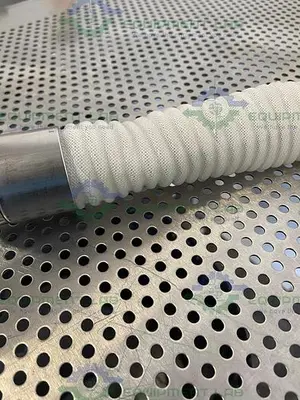 Sani Tech STHT-W-CO 44.5" Silicone Hose w/ 2" Sanitary Fitting