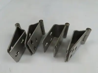 Velko 3-Bolt Stainless Steel Hinge 1-3/4" Offset  9" Open x 3" Wide  SET OF 4