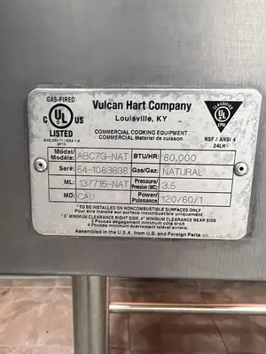 USED VULCAN HART ABC7G-NAT