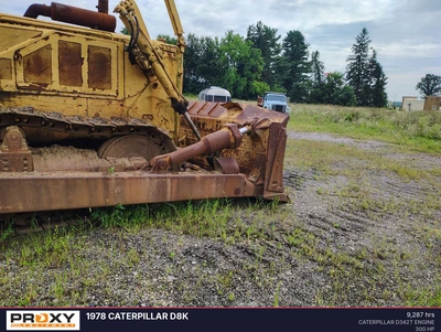Used 1978 CATERPILLAR D8K Bulldozers Ohio US | Proxy Equipment #1389000