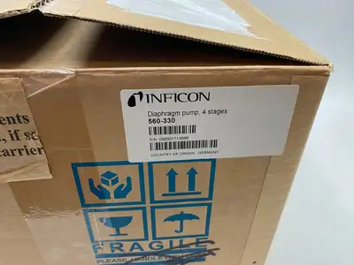 560-330, PJ27534-950.5 | KNF Group PJ27534-950.5 Membran Vacuum Pump, Inficon 560-330 Backing Pump - New Other