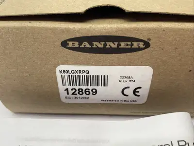 New | in-Stock Banner Engineering Core Series EZ-LIGHT: 2-Color General Purpose Indicator 12869 Light Source Equipment Michigan US | Maverick Industrial Sales #1402454
