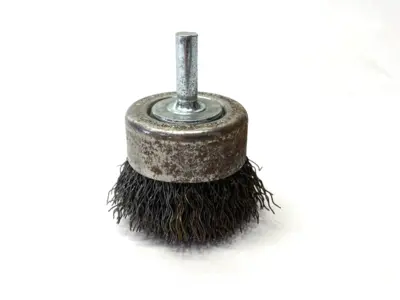 N/A | Crimped Wire End Brush 2" Diameter SHELFWARE - New – Open box