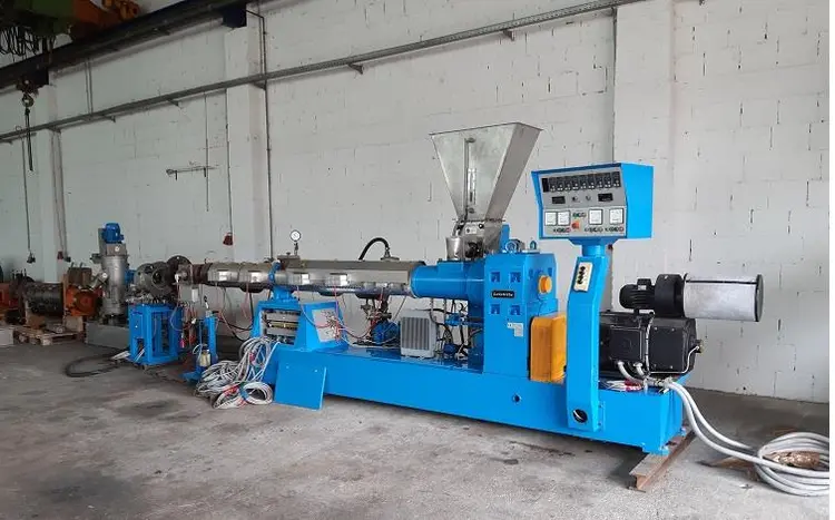 Used 1995 LEISTRIZ   GALLA PELLETIZER  +  GALA 8.1 3F  - LEISTRIZ ESE110/30D Extruders Florida US | ESCOBAR TRADING, INC. #202878