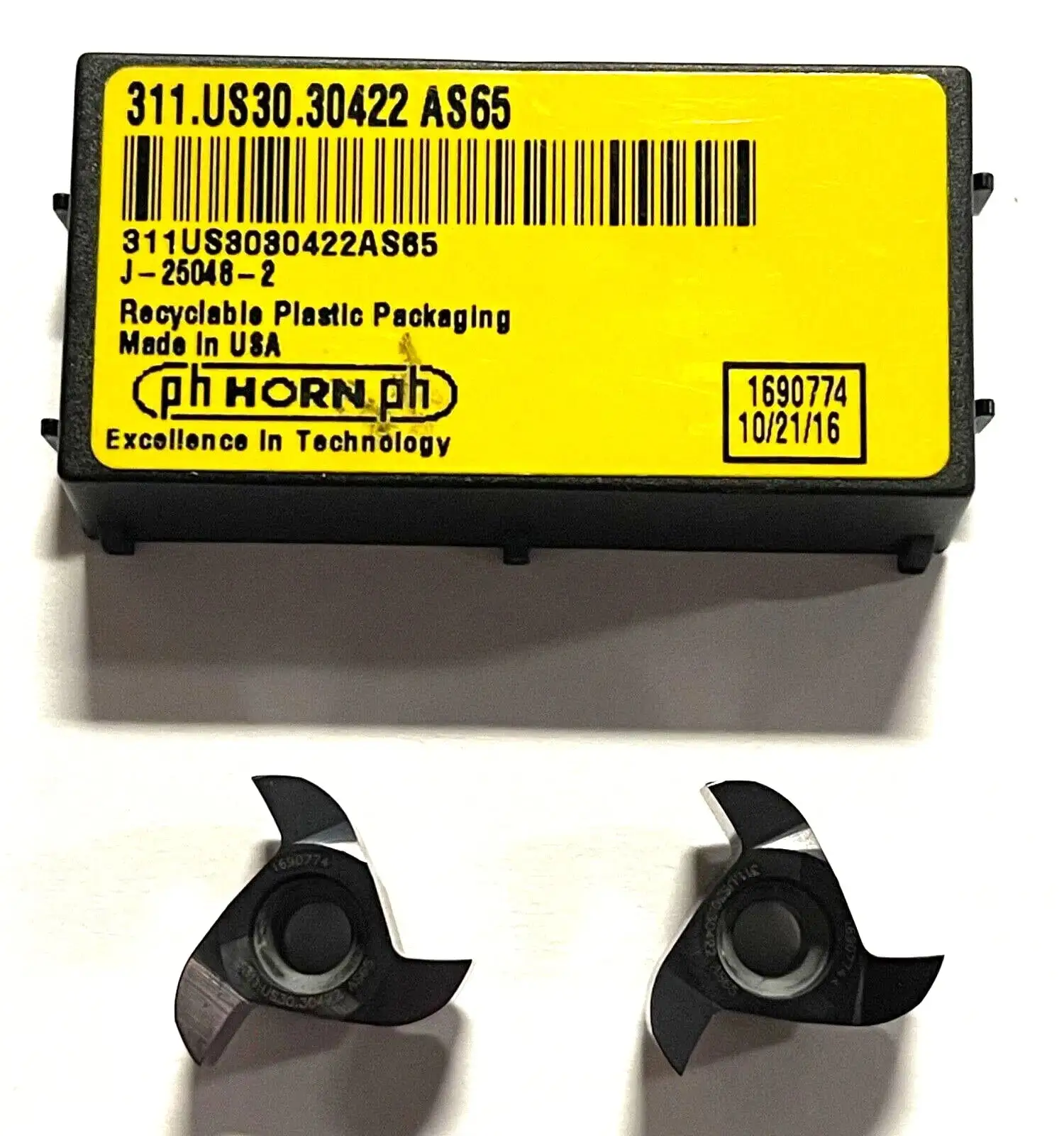 PH Horn Solid Carbide Thread Mill Head 311.US30.30422 Grade AS65 2 Pack