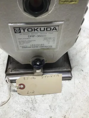 Tokuda DRP-360 Oil-Rotary Vacuum Pump 0.75Kw 3ph