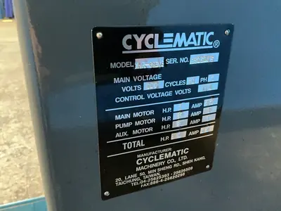Used CYCLEMATIC CHR68EVS Engine Lathes Ohio US | HGR 24 #1314267