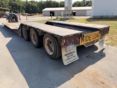 Used 2011 PITTS 50 TON DROP DECK TRI-AXLE Lowboy Trailers Michigan US | Miedema Asset Management Group #1338402