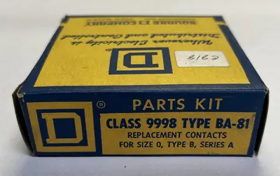New | in-Stock SQUARE D 9998BA-81 Miscellaneous Equipment (Electrical & Power) | Surplus Asset Holdings #1193007