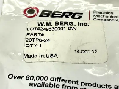 NEW W.M. BERG W.M. BERG 20TP6-24