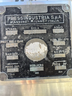 1,000L S/S JKTD  Hemis  Pressindustria Scrape Surface Anchor Reactor