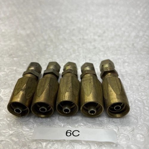 ** New Parker Hydraulic Connector Fitting BL04  QYT Of 5 Fast Shipping #