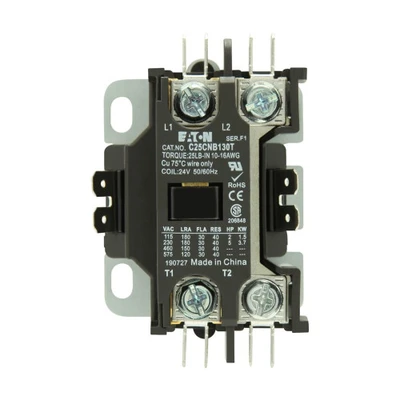 Eaton C25CNB140T Definite Purpose Contactor, Quick, 40a, 208-240 Vac, 50/60 Hz [New]