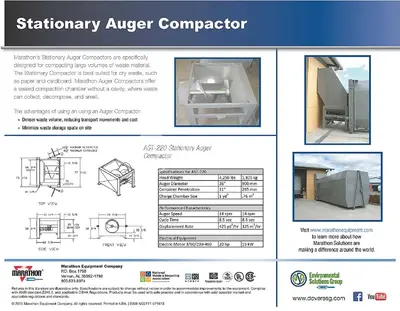 USED 2017 MARATHON AST-220 AUGER