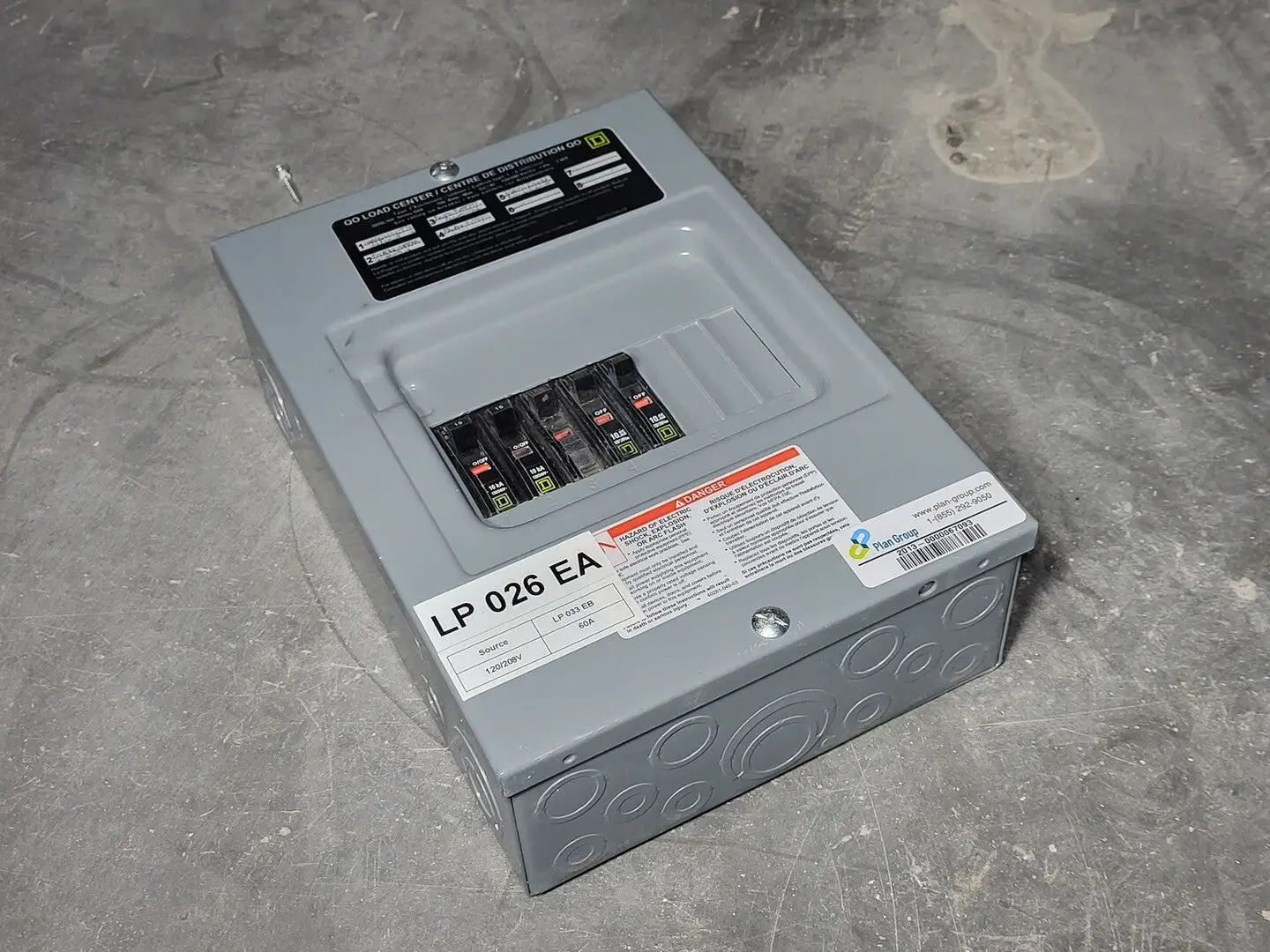 USED SQUARE D QO8L100