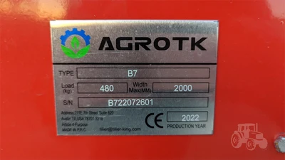 NEW 2022 AGROTK B7