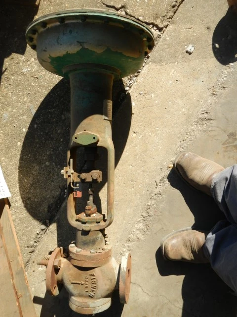 Fisher 2" 125 Rating, Casti Iron Flanged Control Valve