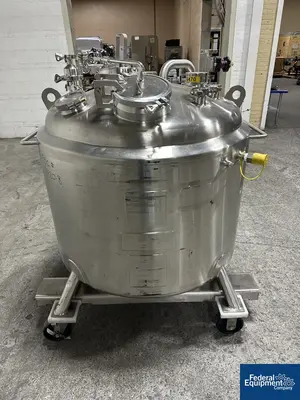 USED DCI Used 600 liter DCI Jacketed Receiver Vessel, Hastelloy C22, 45/150#