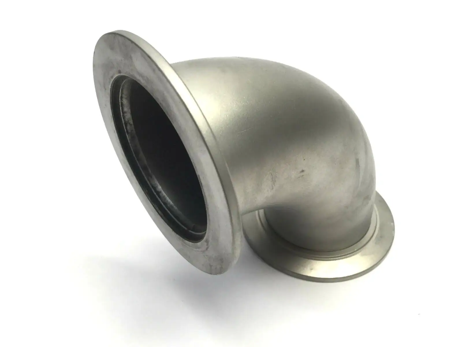 SS 90 Degree Vacuum Fitting Approx. 3” OD, 4-1/8" Height - Used