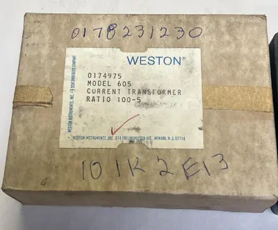 New | in-Stock WESTON 605 Miscellaneous Equipment (Electrical & Power) | Surplus Asset Holdings #1190339