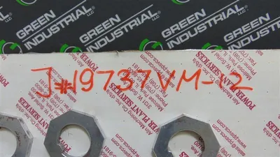 Lot of 8 Power Plant Services Anti rotation Nuts for Control Valve Stem New