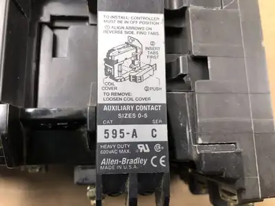 Allen-Bradley 509-B0D Series B NEMA Size 1 Full Voltage Starter 27A 600VAC