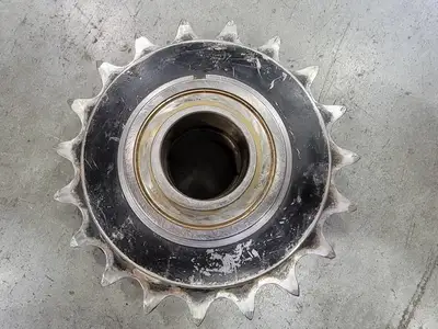 Idler Roller Chain Sprocket 80C19107I, Size 80, 19 Teeth w/ ER23 Bearing