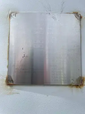 38,143 Liter Glycol Waste Tank